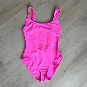 SOLID & STRIPED pink, size small swimsuit-preowned